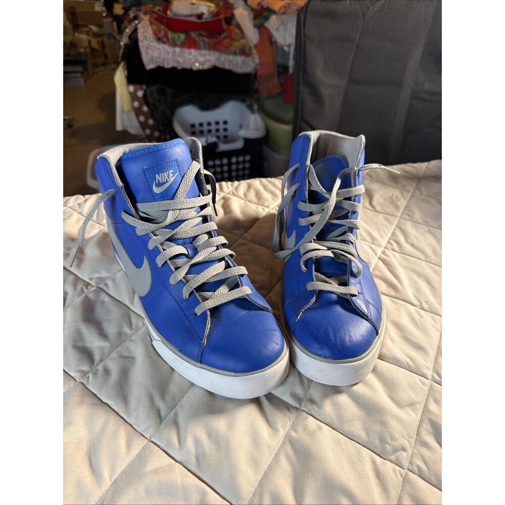 Nike Sweet Classic High 2012 Royal Blue / White Men's Shoes Size 12
